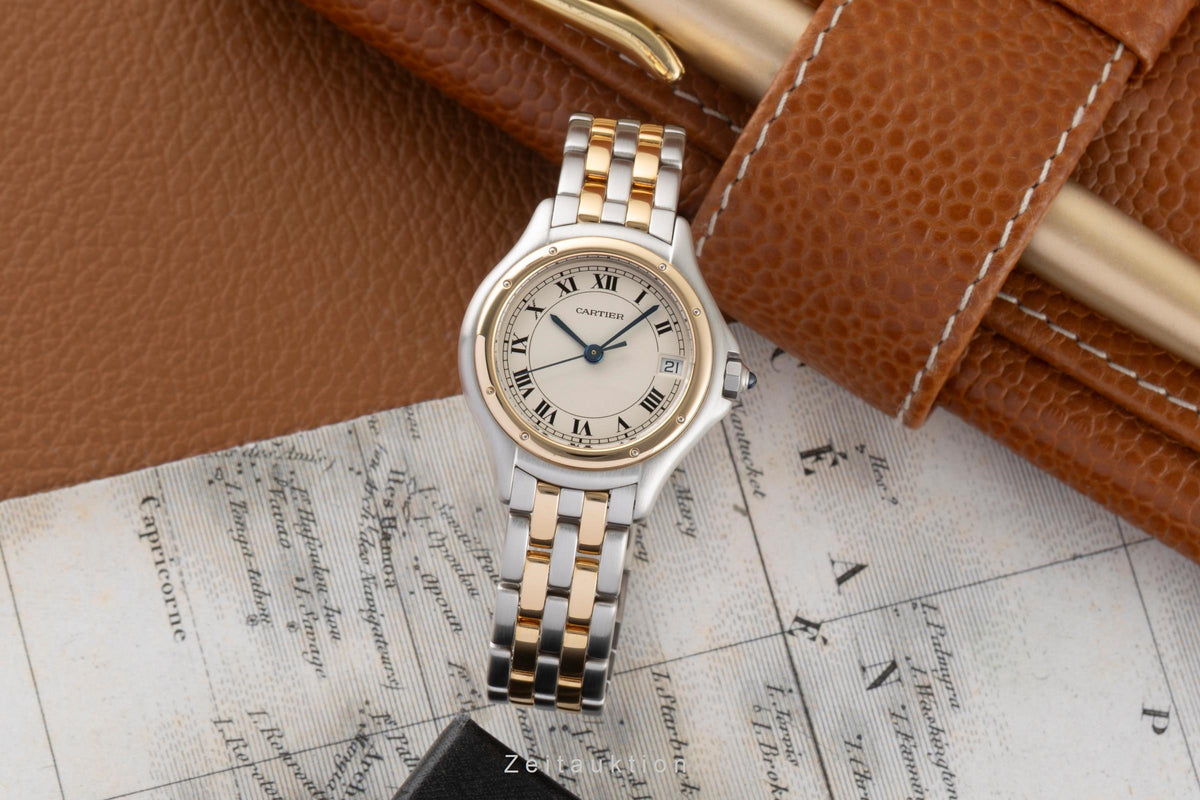 Cartier Cougar steel / gold quartz women's watch 187906  [2606139]