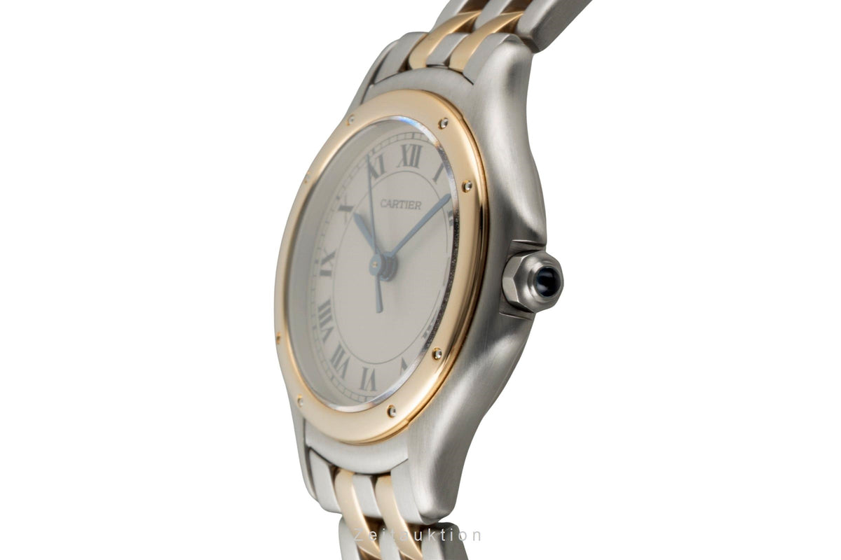 Cartier Cougar steel / gold quartz women's watch 187906  [2606139]