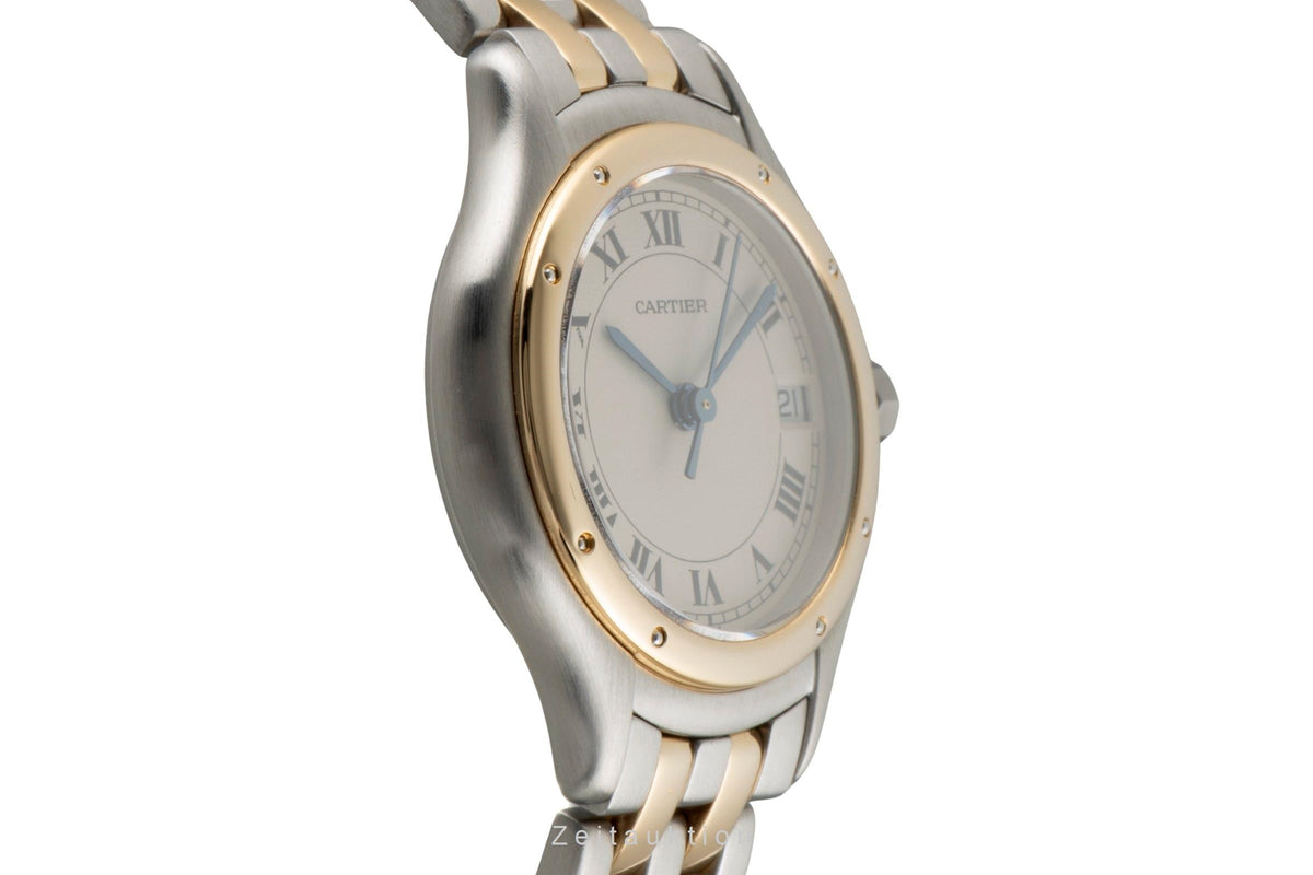 Cartier Cougar steel / gold quartz women's watch 187906  [2606139]