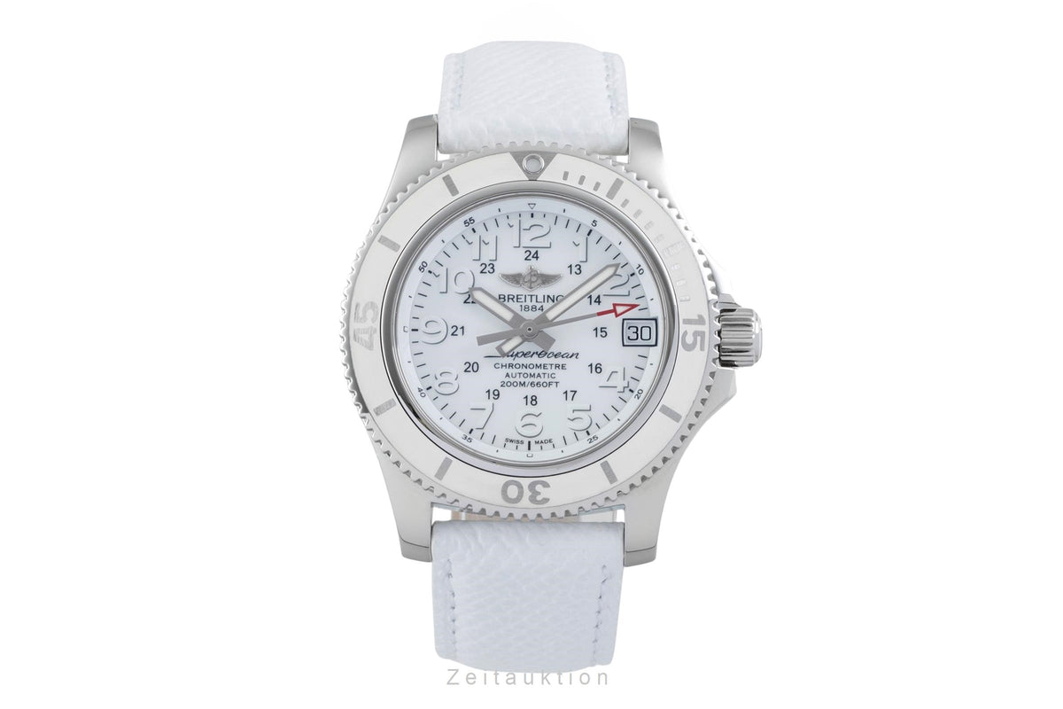 Breitling Superocean acciaio automatismo orologio da donna A17312D2/A775  [2606143]