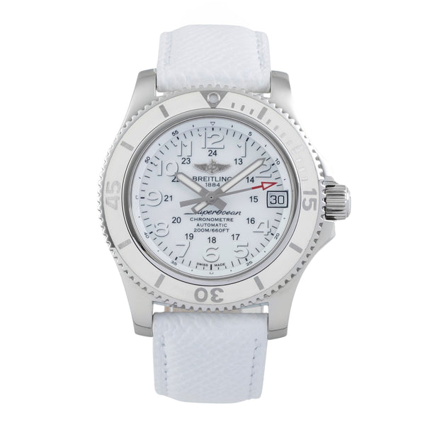 Breitling Superocean acciaio automatismo orologio da donna A17312D2/A775  [2606143]