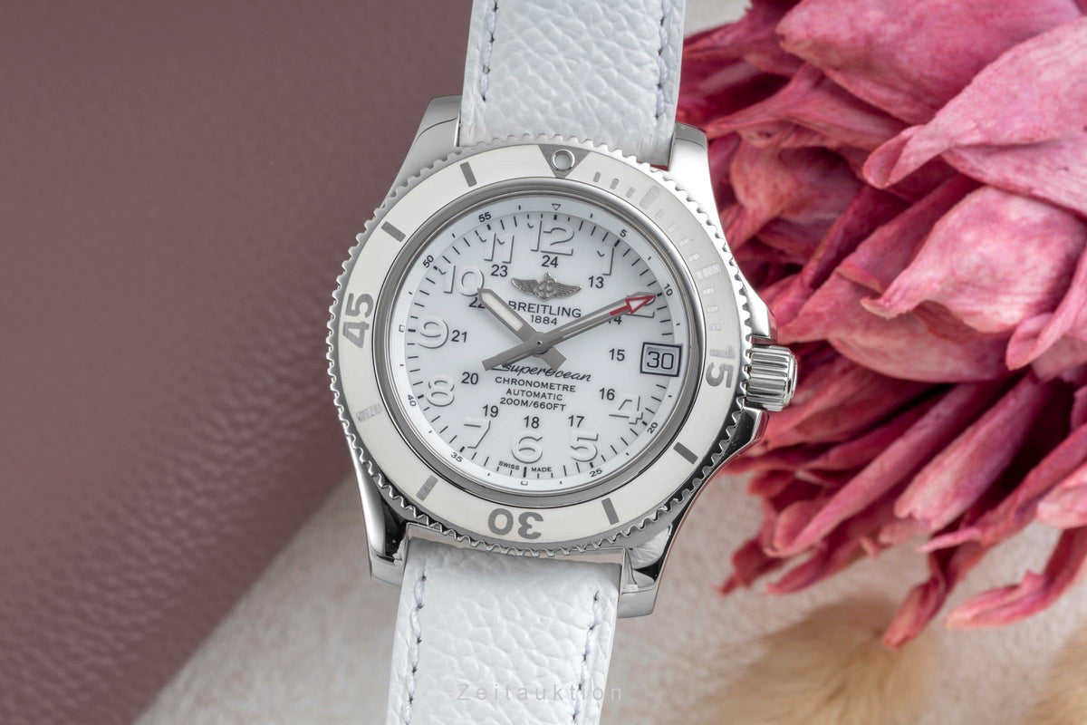 Breitling Superocean acciaio automatismo orologio da donna A17312D2/A775  [2606143]