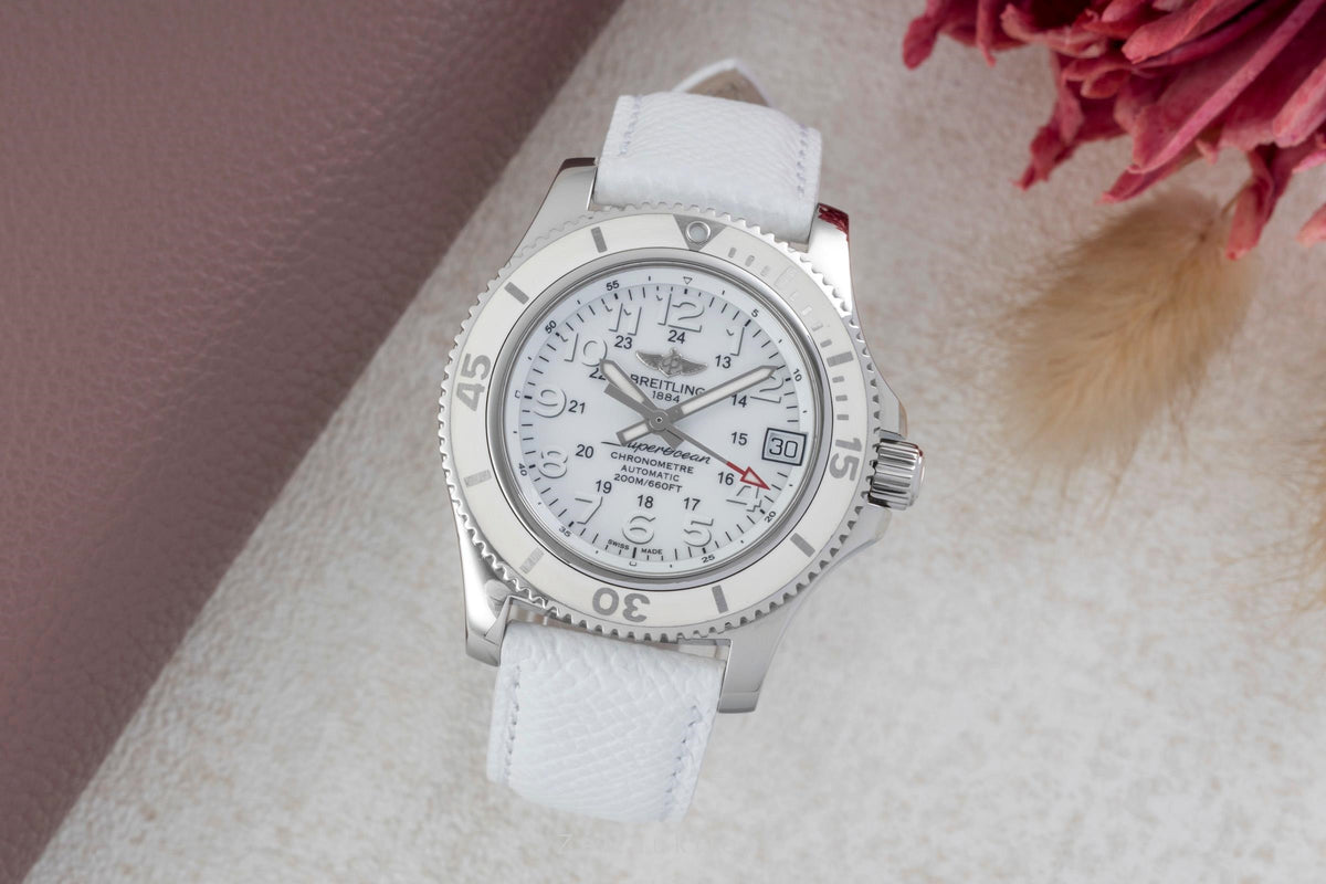 Breitling Superocean acciaio automatismo orologio da donna A17312D2/A775  [2606143]