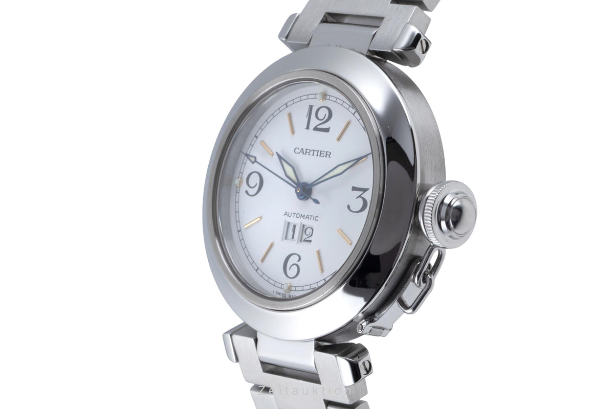 Cartier Pasha steel automatic men's watch W31044M7  [2606147]