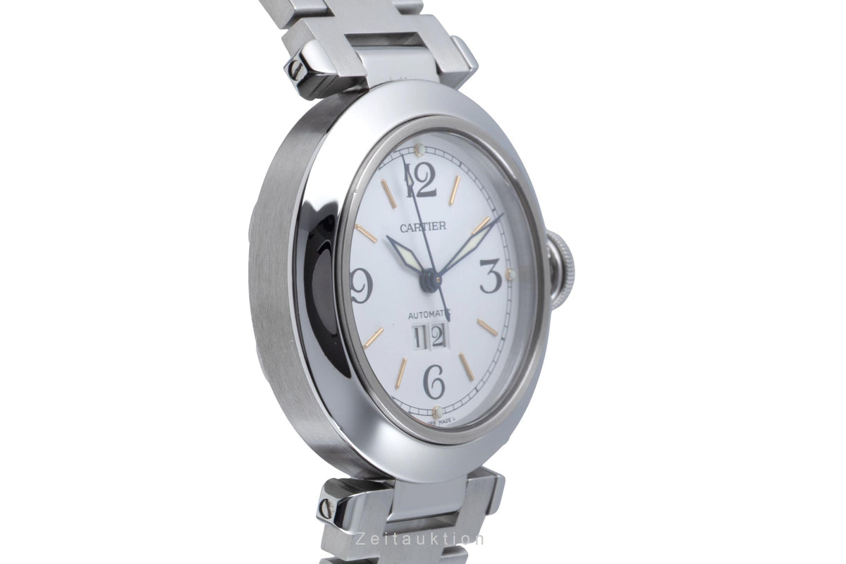 Cartier Pasha steel automatic men's watch W31044M7  [2606147]