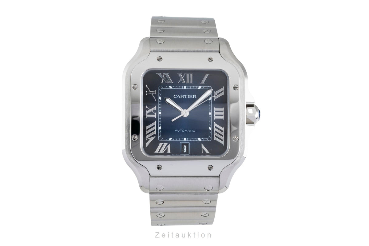 Cartier Santos steel automatic men's watch WSSA0071 LP: 9000EUR  [2606153]