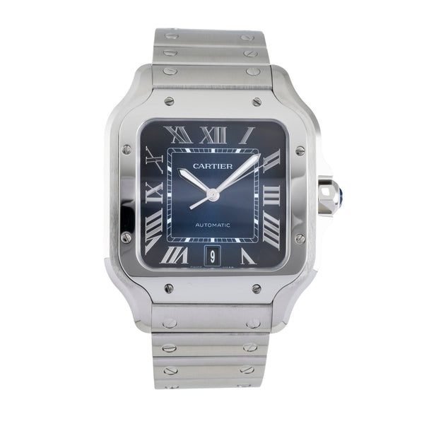 Cartier Santos steel automatic men's watch WSSA0071 LP: 9000EUR  [2606153]