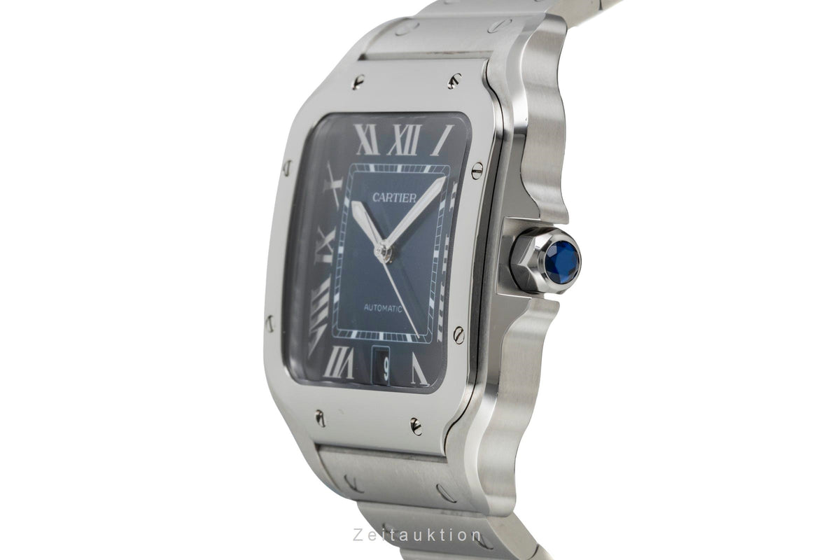 Cartier Santos steel automatic men's watch WSSA0071 LP: 9000EUR  [2606153]