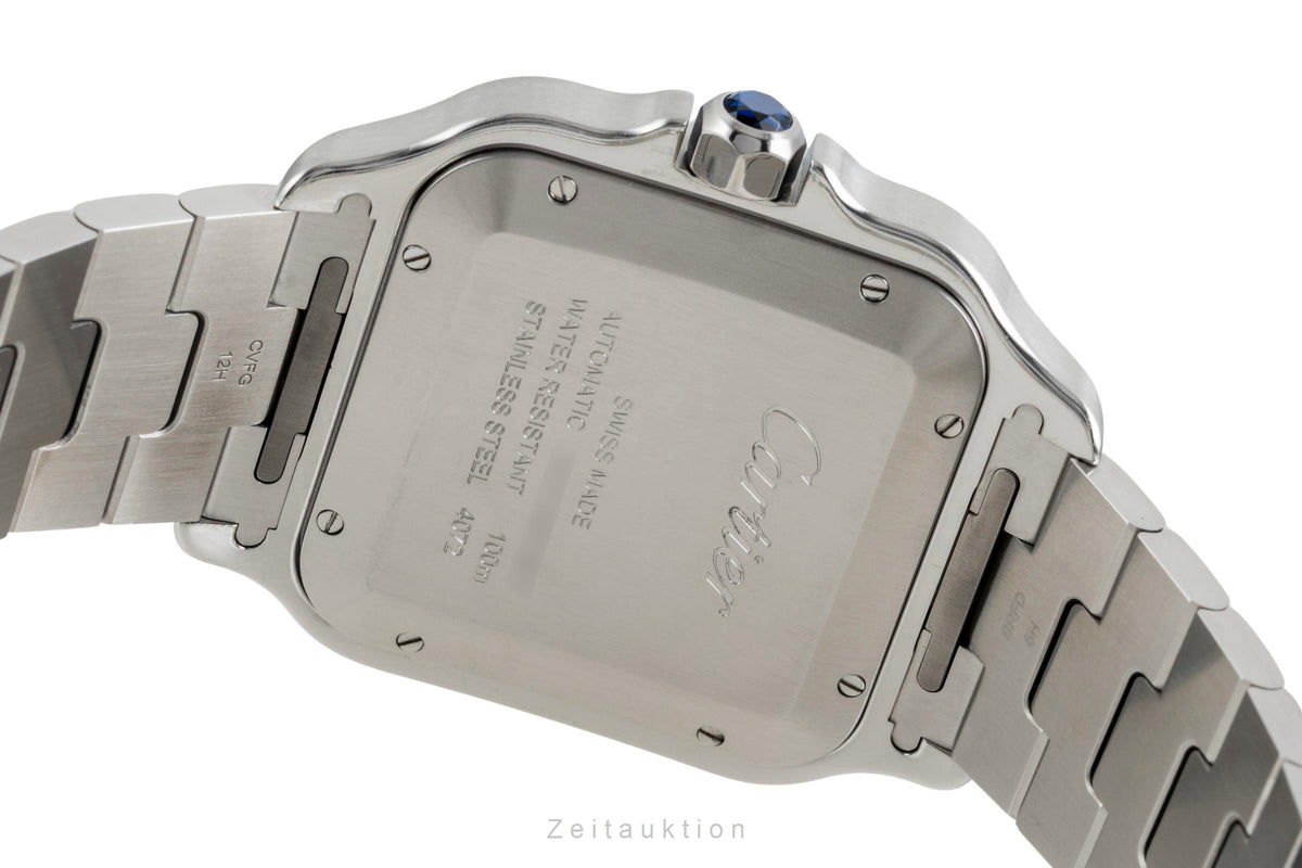 Cartier Santos steel automatic men's watch WSSA0071 LP: 9000EUR  [2606153]