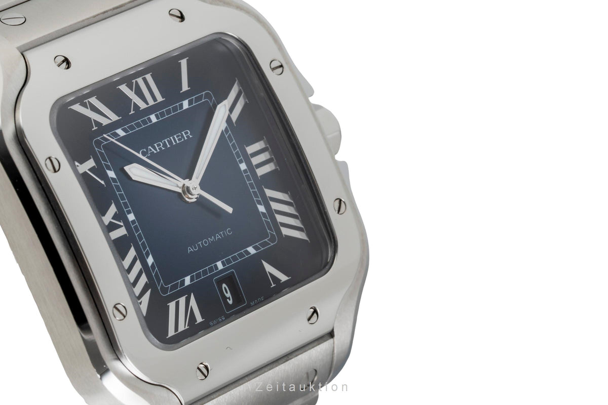 Cartier Santos steel automatic men's watch WSSA0071 LP: 9000EUR  [2606153]