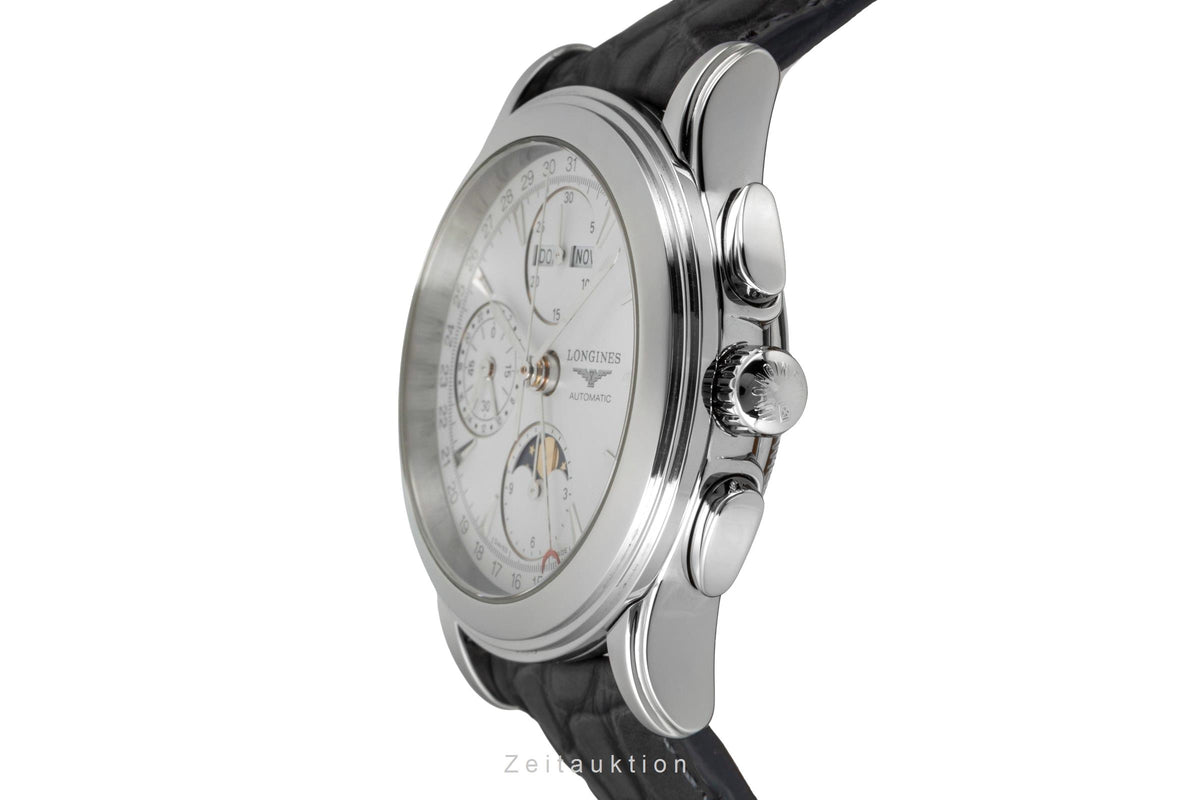 Longines Flagship chronograph steel automatic men's watch L 4.750.4.13  [2606159]