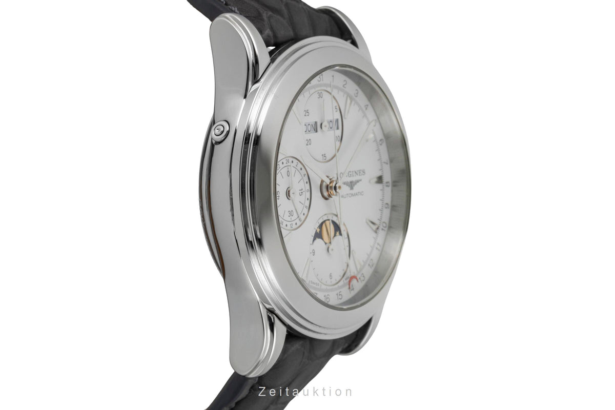 Longines Flagship chronograph steel automatic men's watch L 4.750.4.13  [2606159]