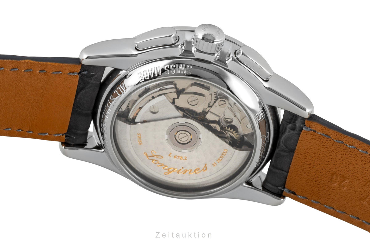 Longines Flagship chronograph steel automatic men's watch L 4.750.4.13  [2606159]