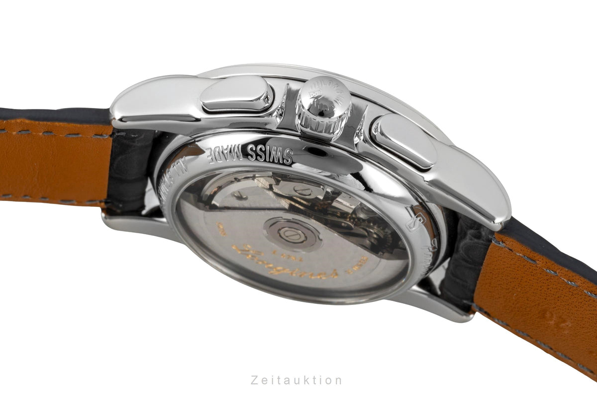 Longines Flagship chronograph steel automatic men's watch L 4.750.4.13  [2606159]
