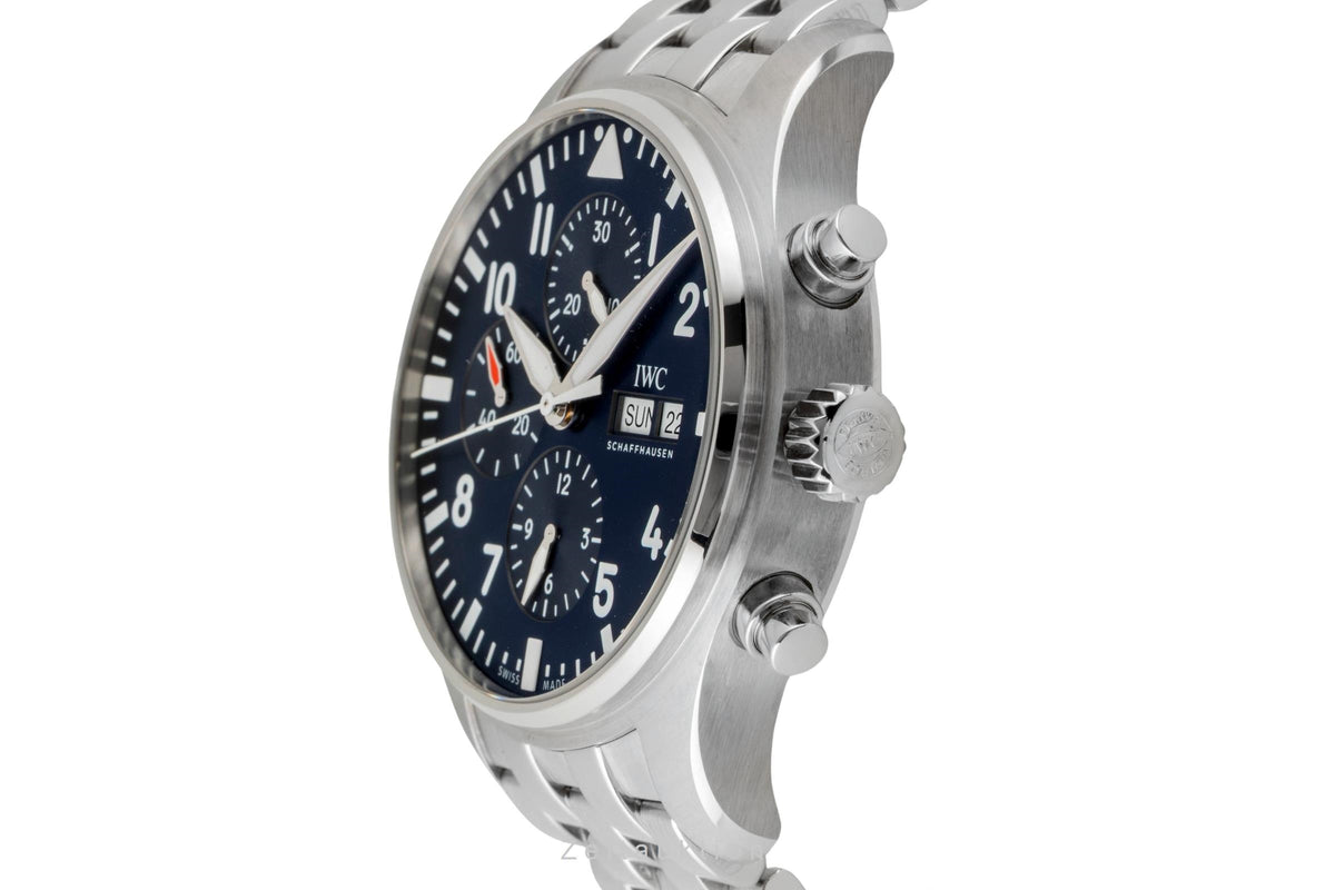 IWC Fliegerchronograph chronograph steel automatic men's watch IW377717 LP: 8800EUR  [2606167]