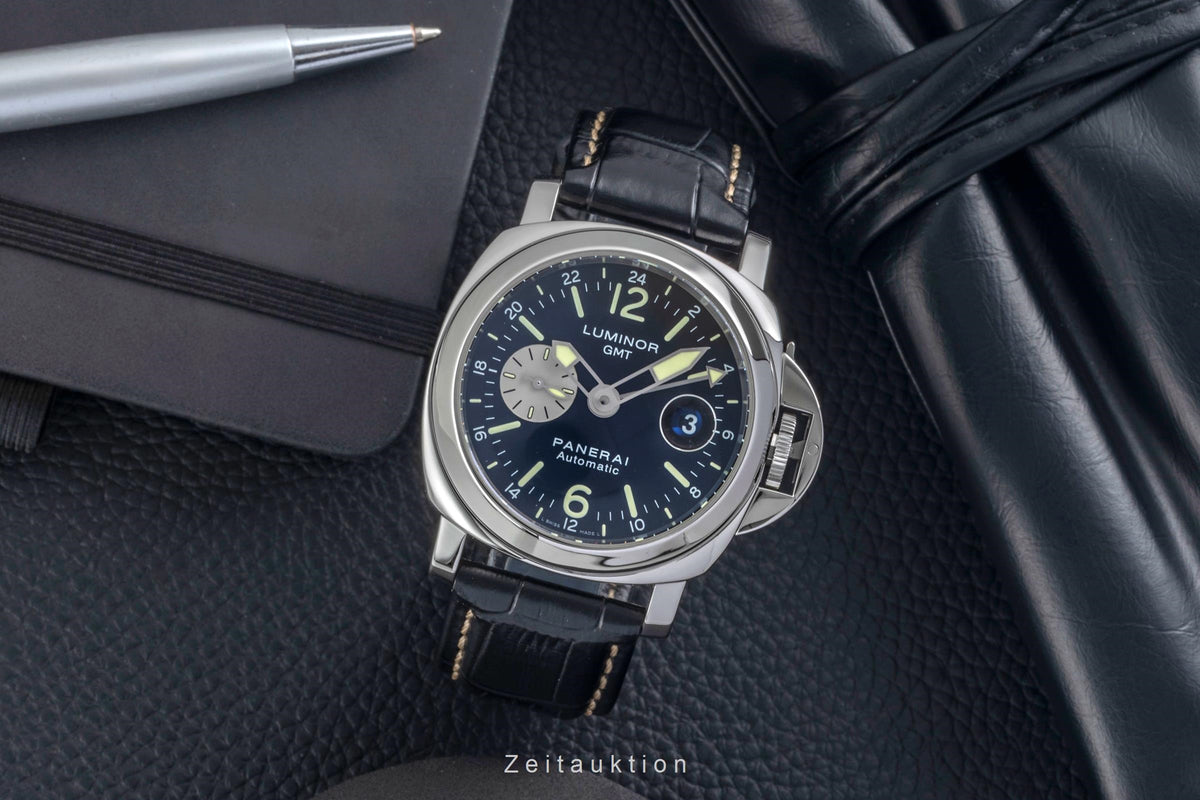 Panerai Luminor GMT steel automatic men's watch PAM00088  [2606168]