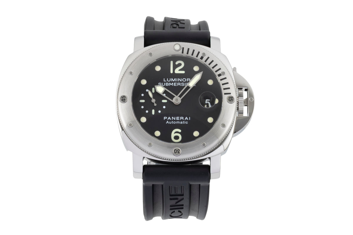 Panerai Submersible steel automatic men's watch PAM00024 LP: 10300EUR  [2606172]