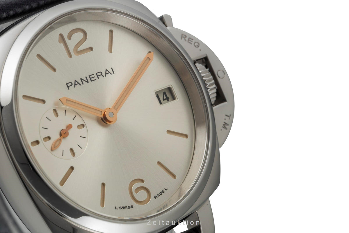 Panerai Luminor  steel automatic women's watch PAM01248  [2606173]