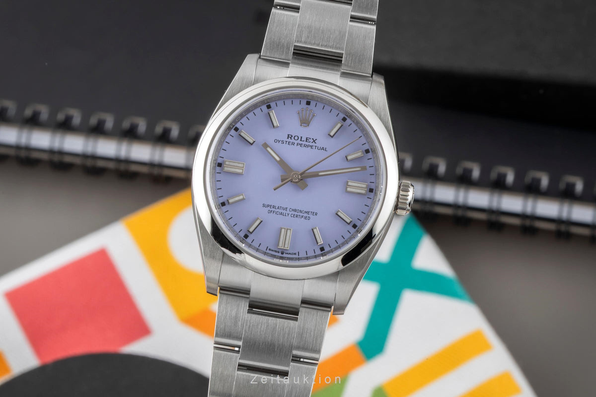 Rolex Oyster Perpetual 36 Lavender Automatik Herrenuhr Ref. 126000 B&P 2026 [2606179]