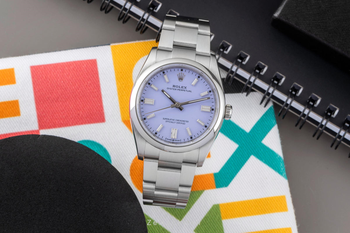 Rolex Oyster Perpetual 36 Lavender Automatik Herrenuhr Ref. 126000 B&P 2026 [2606179]