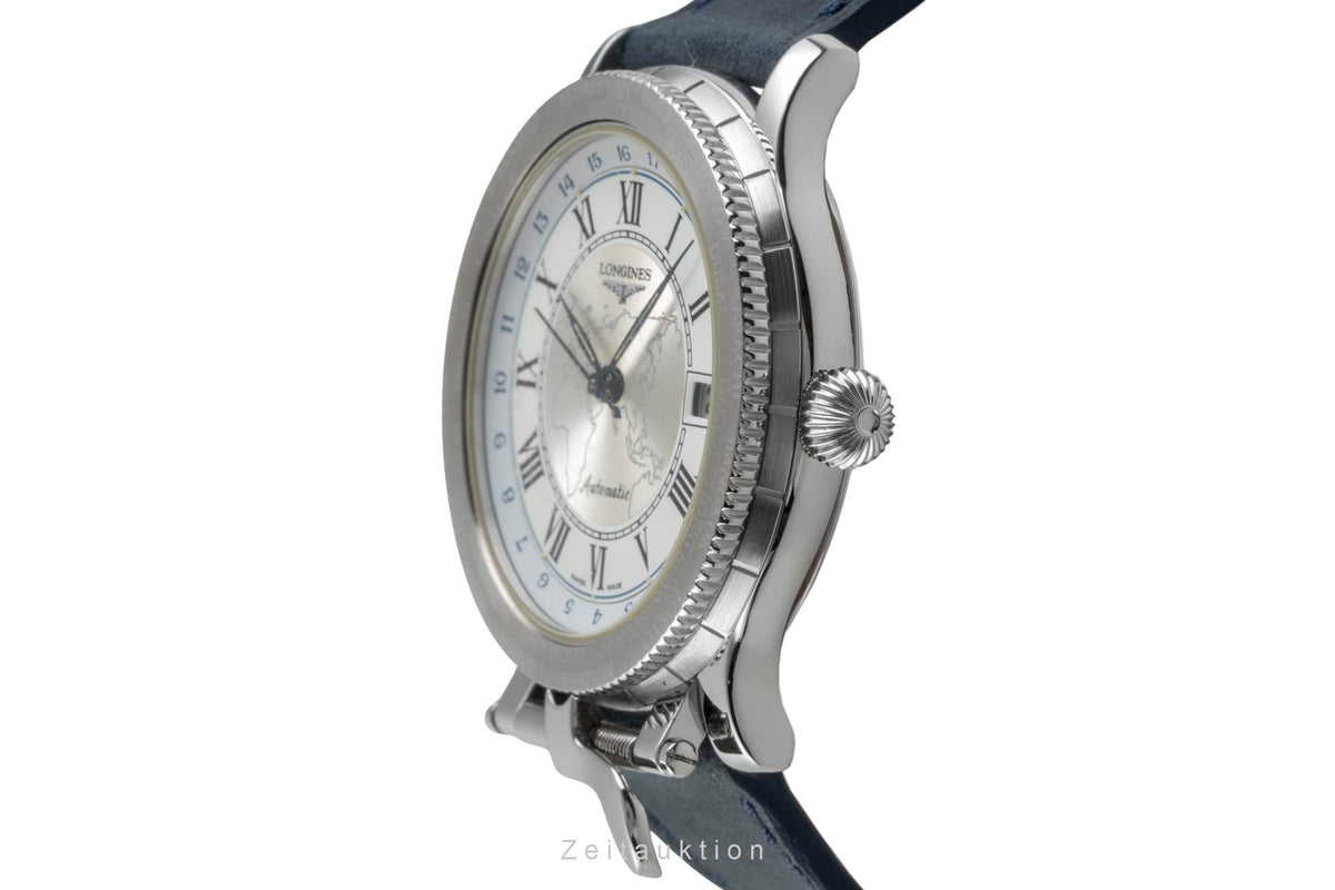 Longines Lindbergh Stundenwinkel Stahl Automatik Herrenuhr Ref. L2.610.4 Limited [2606181]