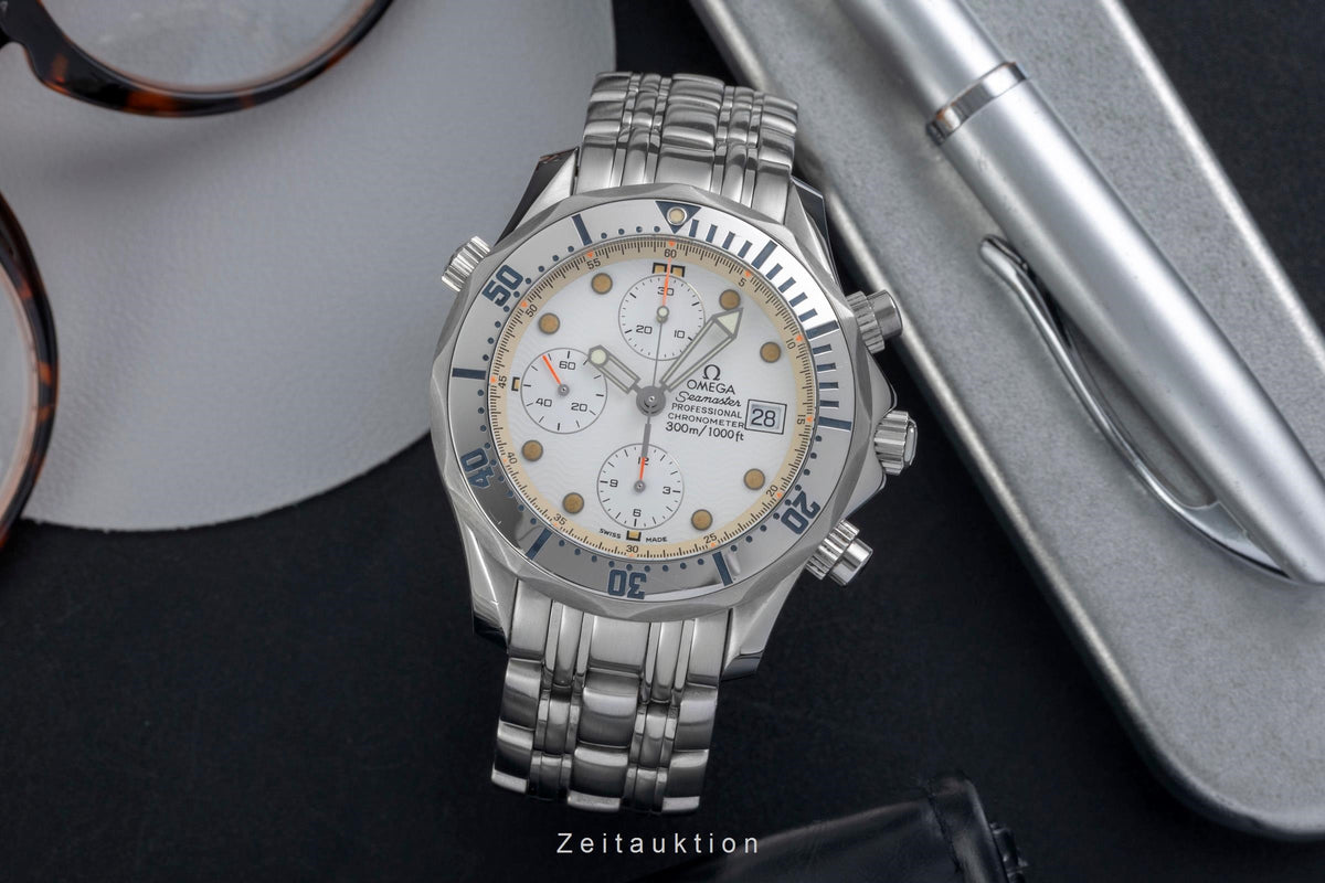 Omega Seamaster cronógrafo acero automático reloj para caballeros 2598.20.00  [2606184]