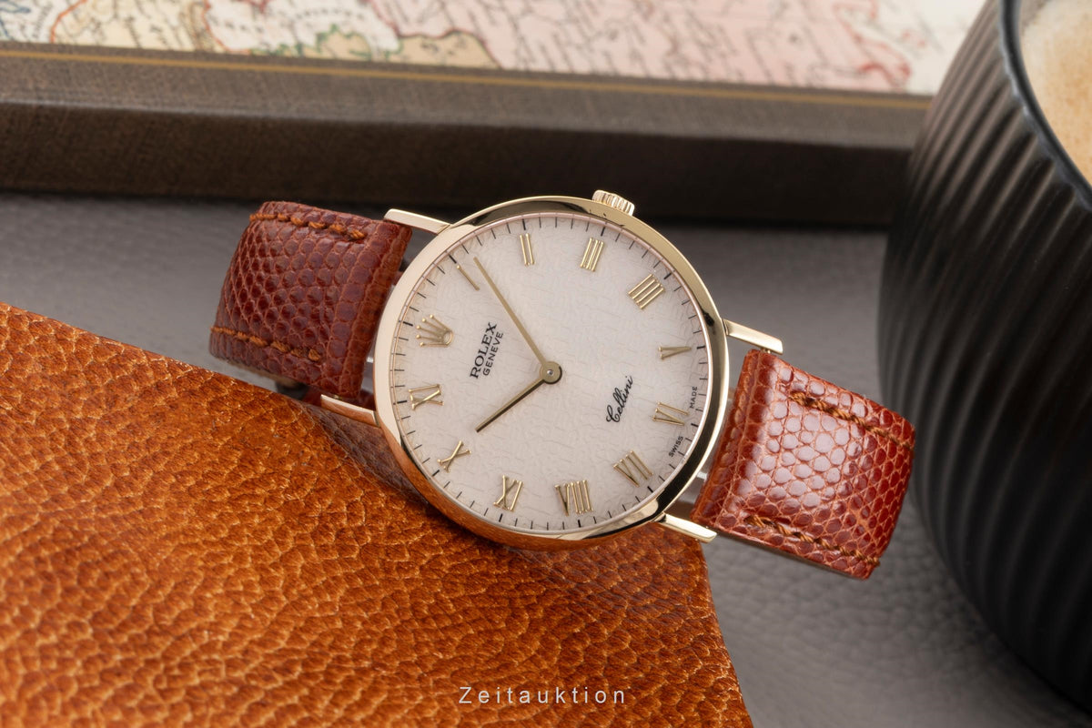 Rolex Cellini or 18 ct à remontage manuel montre pour hommes 4112  [2606185]