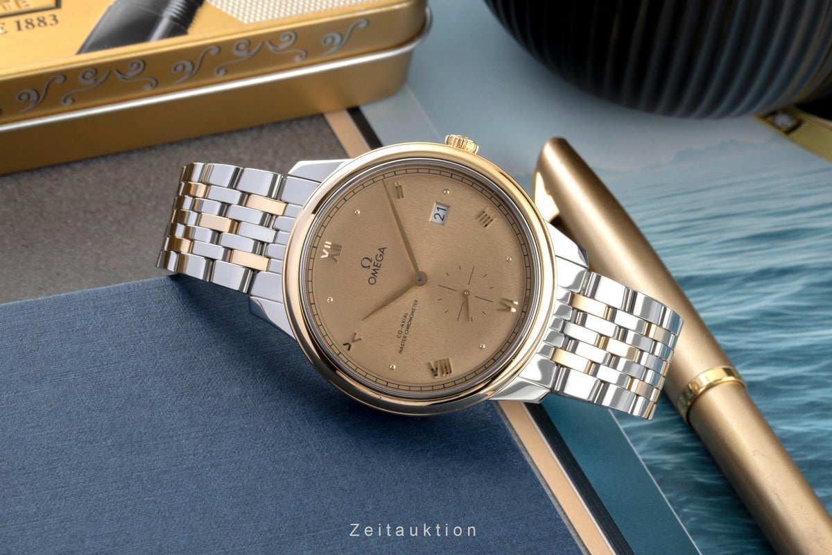 Omega De Ville steel / gold automatic men's watch 434.20.41.20.08.001  [2606189]
