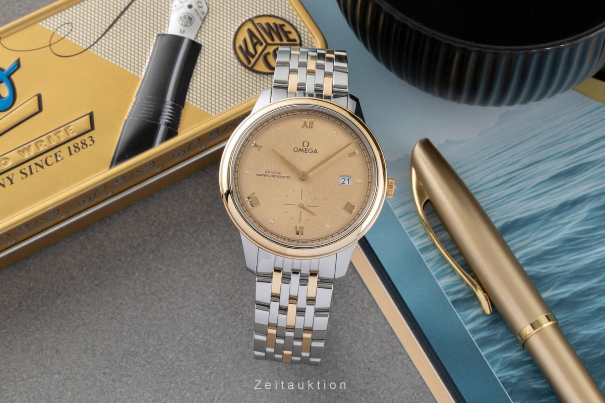 Omega De Ville steel / gold automatic men's watch 434.20.41.20.08.001  [2606189]