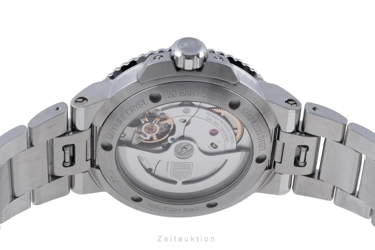 Oris Aquis Date steel automatic men's watch 01 400 7763 4135-07 8 24 09PEB LP: 3500EUR  [2606192]