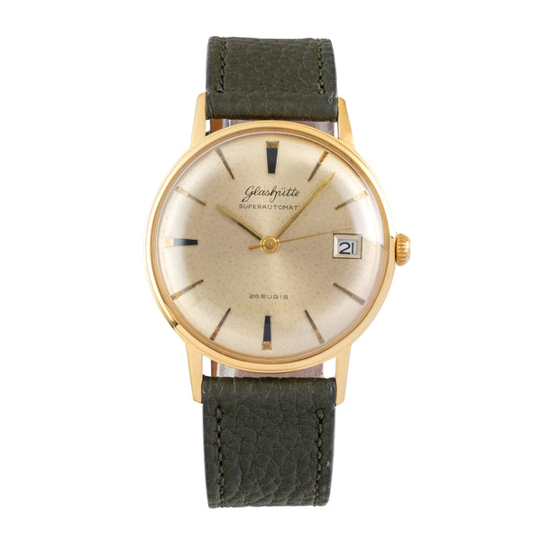 Glashütte Spezimatic gilt-brass automatic men's watch Vintage  [2606195]