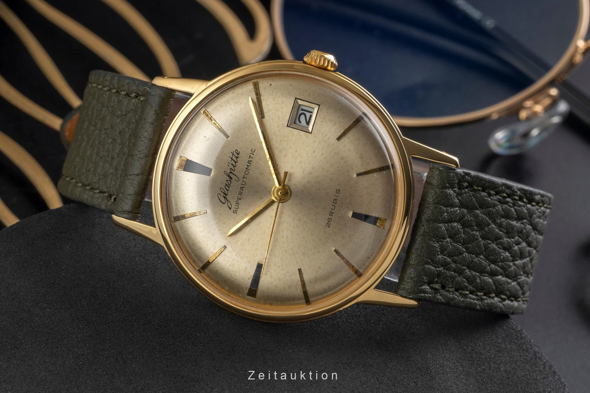 Glashütte Spezimatic gilt-brass automatic men's watch Vintage  [2606195]