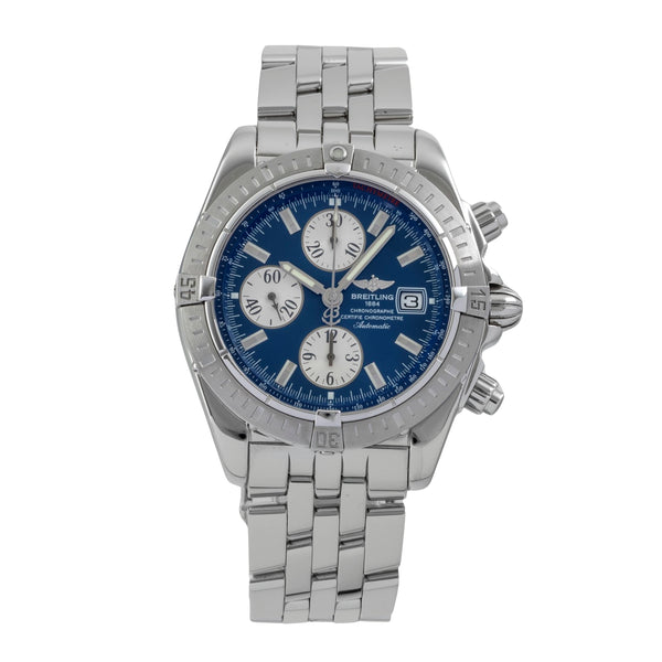 Breitling Evolution cronografo acciaio automatismo orologio da uomo A13356  [2606200]