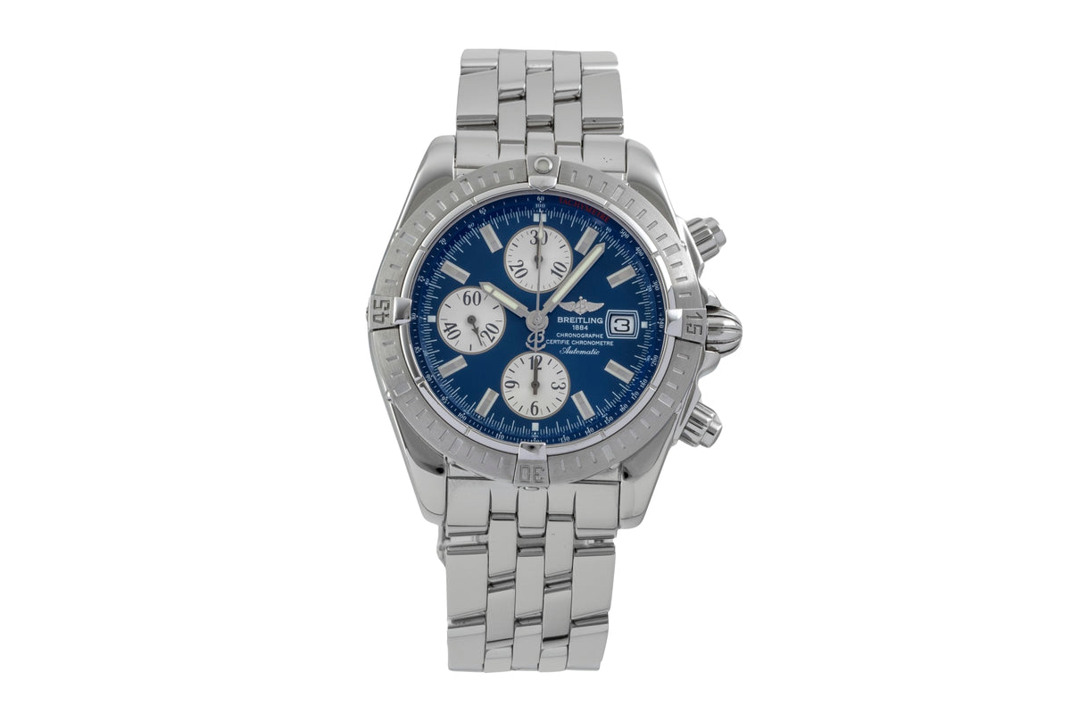 Breitling Evolution cronografo acciaio automatismo orologio da uomo A13356  [2606200]