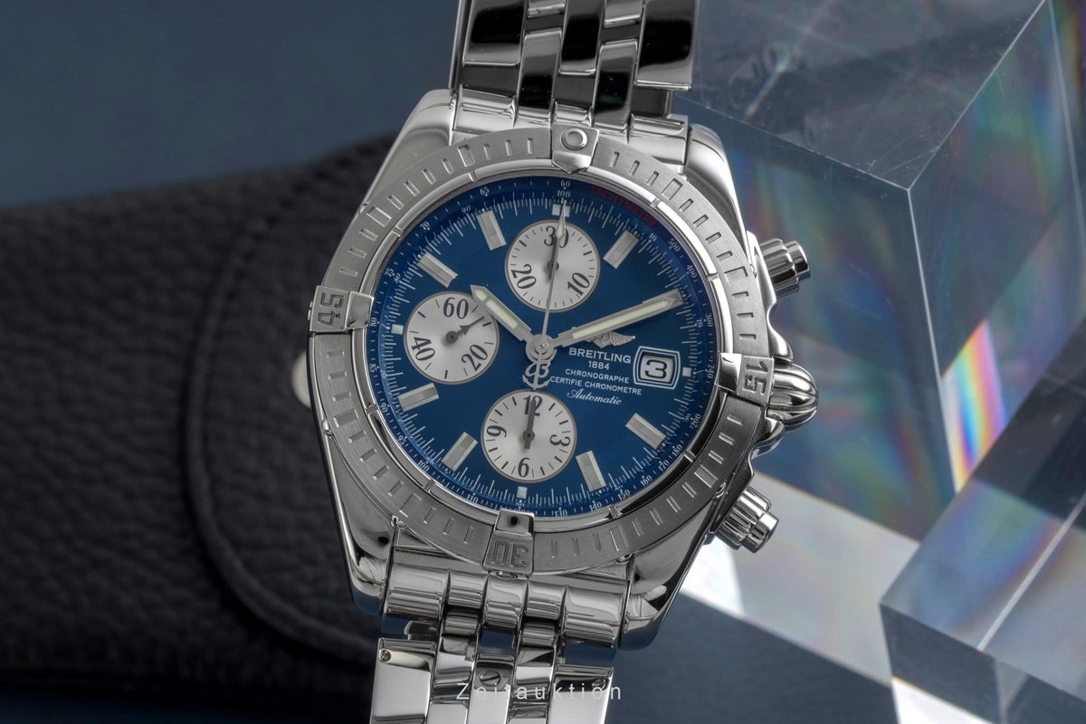 Breitling Evolution cronografo acciaio automatismo orologio da uomo A13356  [2606200]