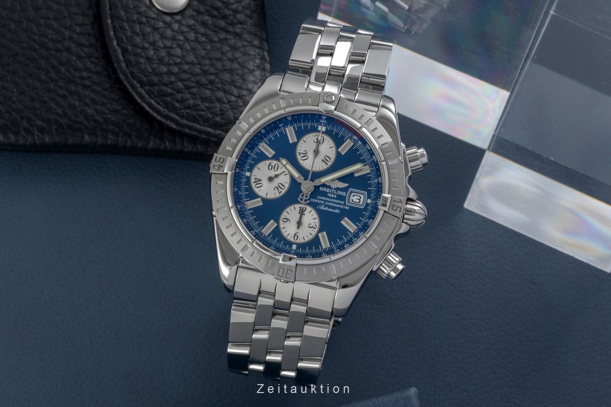 Breitling Evolution cronografo acciaio automatismo orologio da uomo A13356  [2606200]