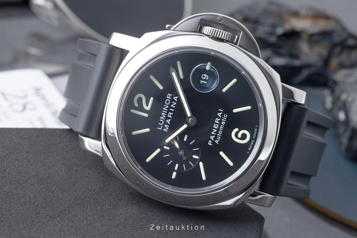 Panerai Luminor Marina acciaio automatismo orologio da uomo PAM00104 LP: 9200EUR  [2606206]