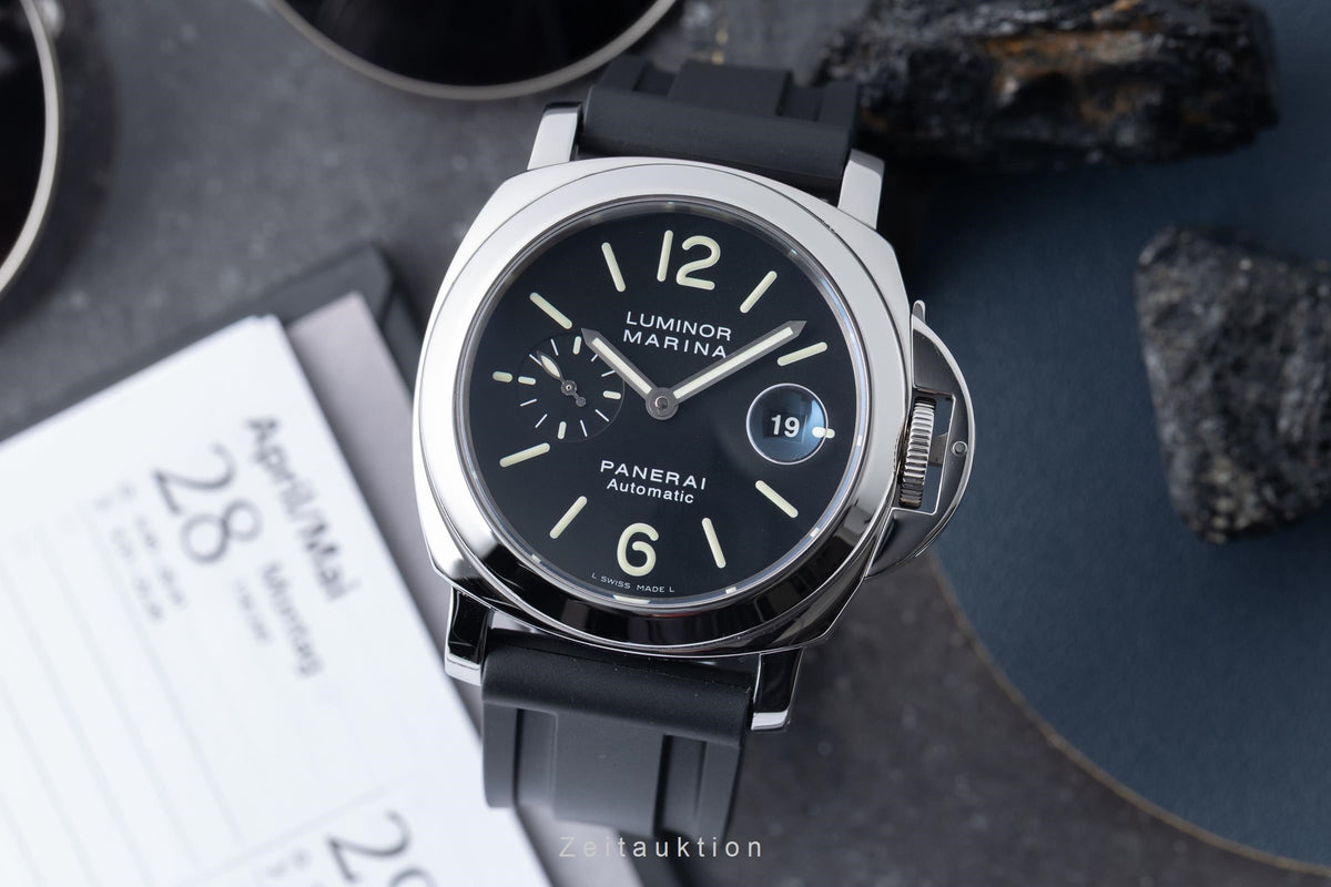 Panerai Luminor Marina acciaio automatismo orologio da uomo PAM00104 LP: 9200EUR  [2606206]