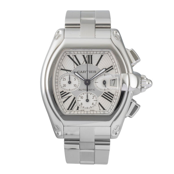 Cartier Roadster chronograph steel automatic men's watch W62019X6  [2606208]