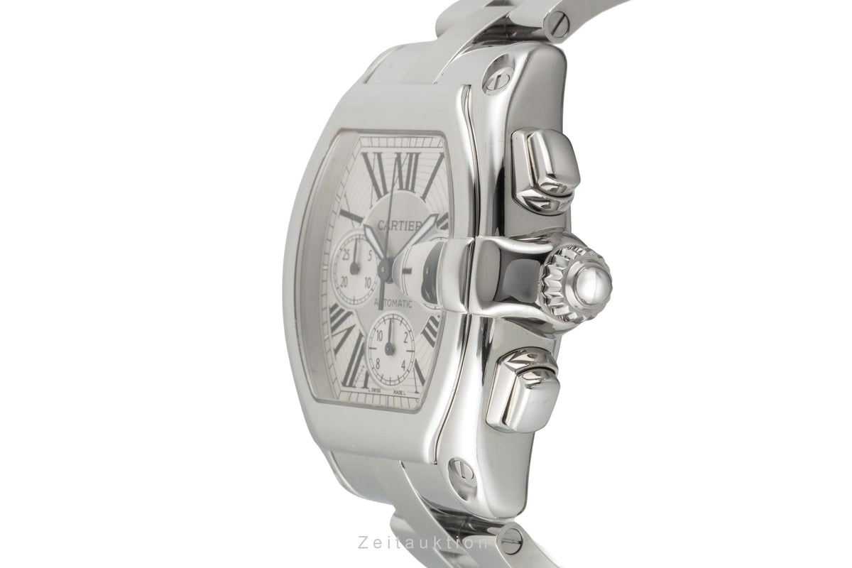 Cartier Roadster chronograph steel automatic men's watch W62019X6  [2606208]