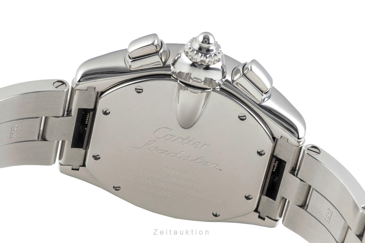 Cartier Roadster chronograph steel automatic men's watch W62019X6  [2606208]