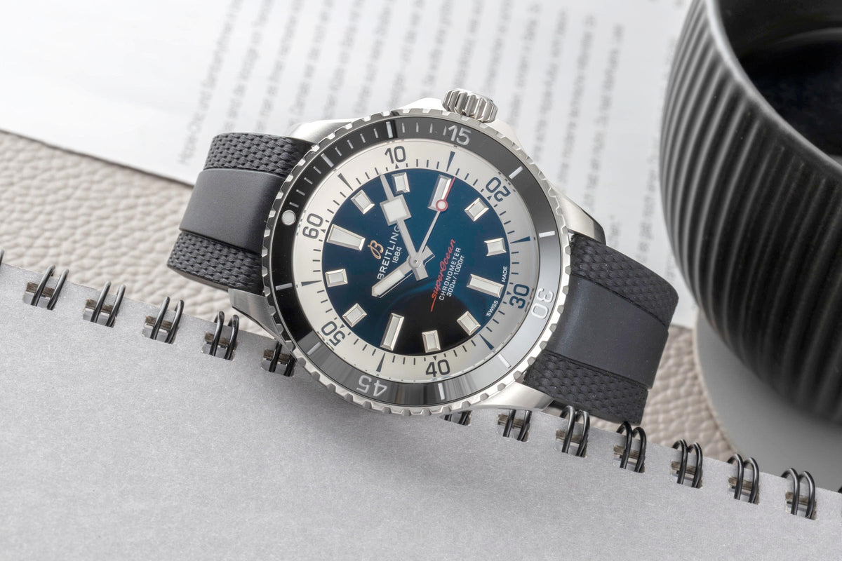 Breitling Superocean steel automatic men's watch A17375211B1S1 LP: 5550EUR  [2606209]