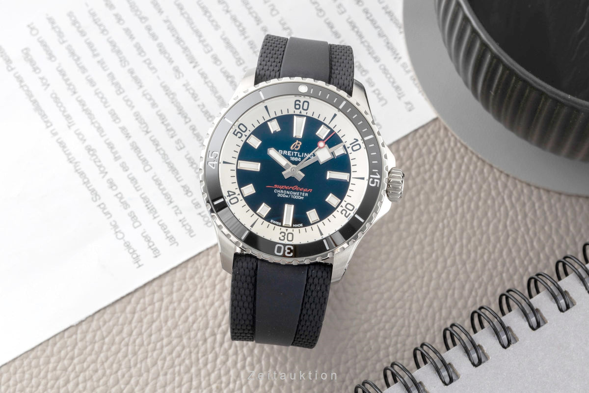 Breitling Superocean steel automatic men's watch A17375211B1S1 LP: 5550EUR  [2606209]