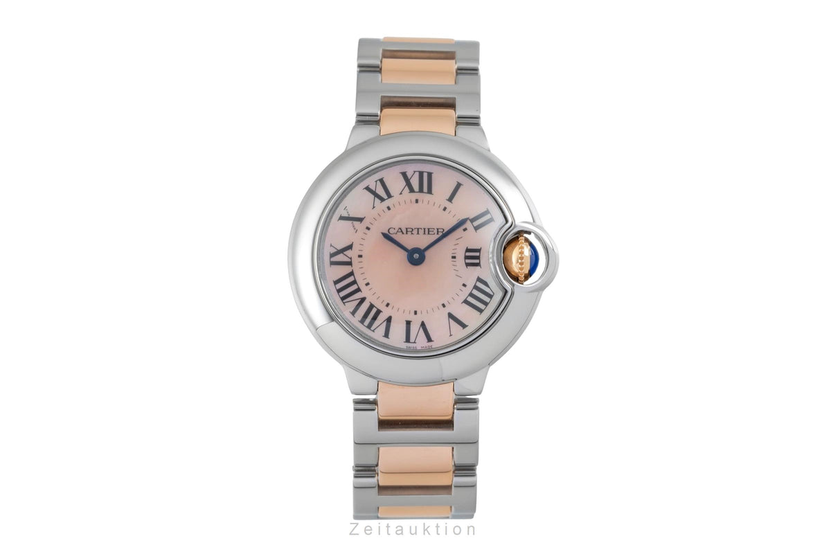 Cartier Ballon Bleu de Cartier steel / gold quartz women's watch W6920034  [2606210]