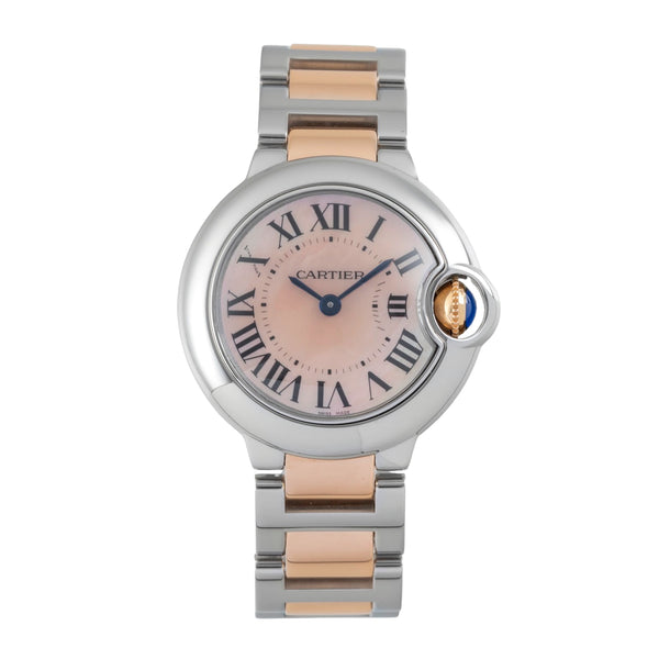 Cartier Ballon Bleu de Cartier steel / gold quartz women's watch W6920034  [2606210]