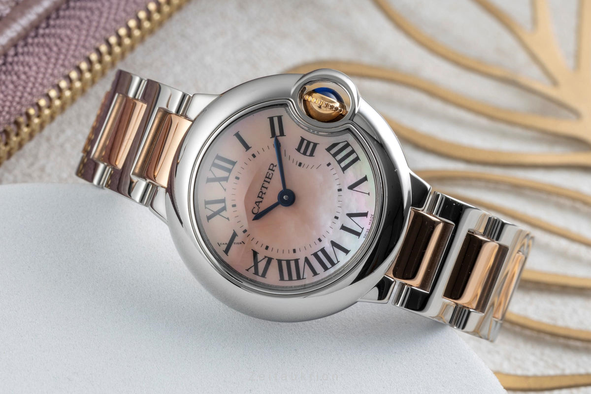 Cartier Ballon Bleu de Cartier steel / gold quartz women's watch W6920034  [2606210]