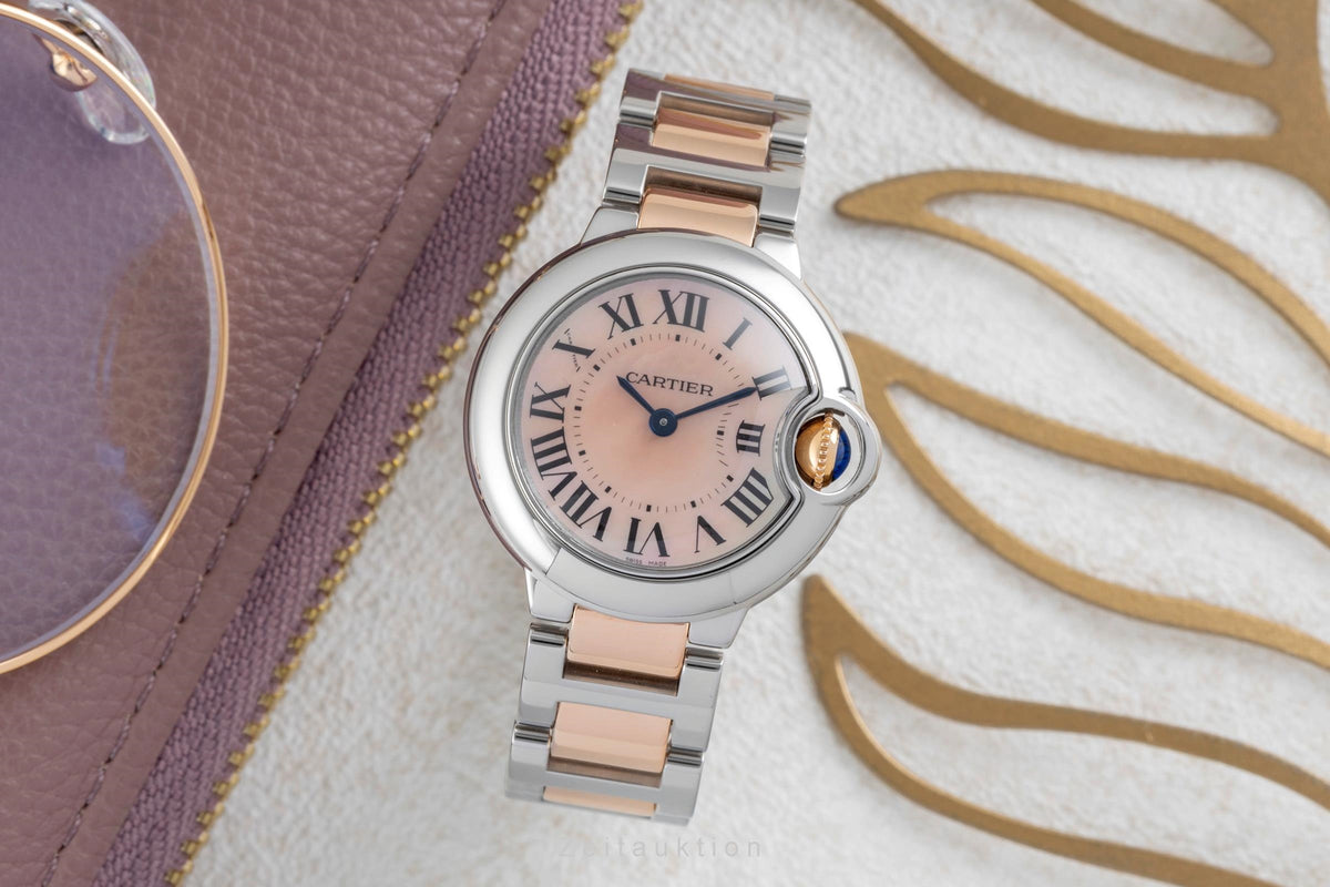 Cartier Ballon Bleu de Cartier steel / gold quartz women's watch W6920034  [2606210]