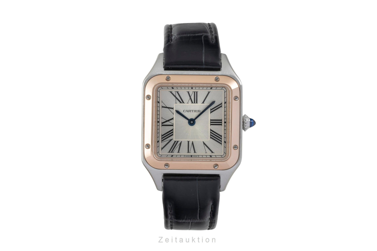 Cartier Santos Dumont steel / gold quartz women's watch W2SA0012 LP: 6700EUR  [2606212]