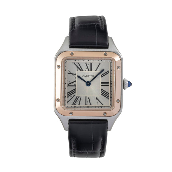 Cartier Santos Dumont steel / gold quartz women's watch W2SA0012 LP: 6700EUR  [2606212]