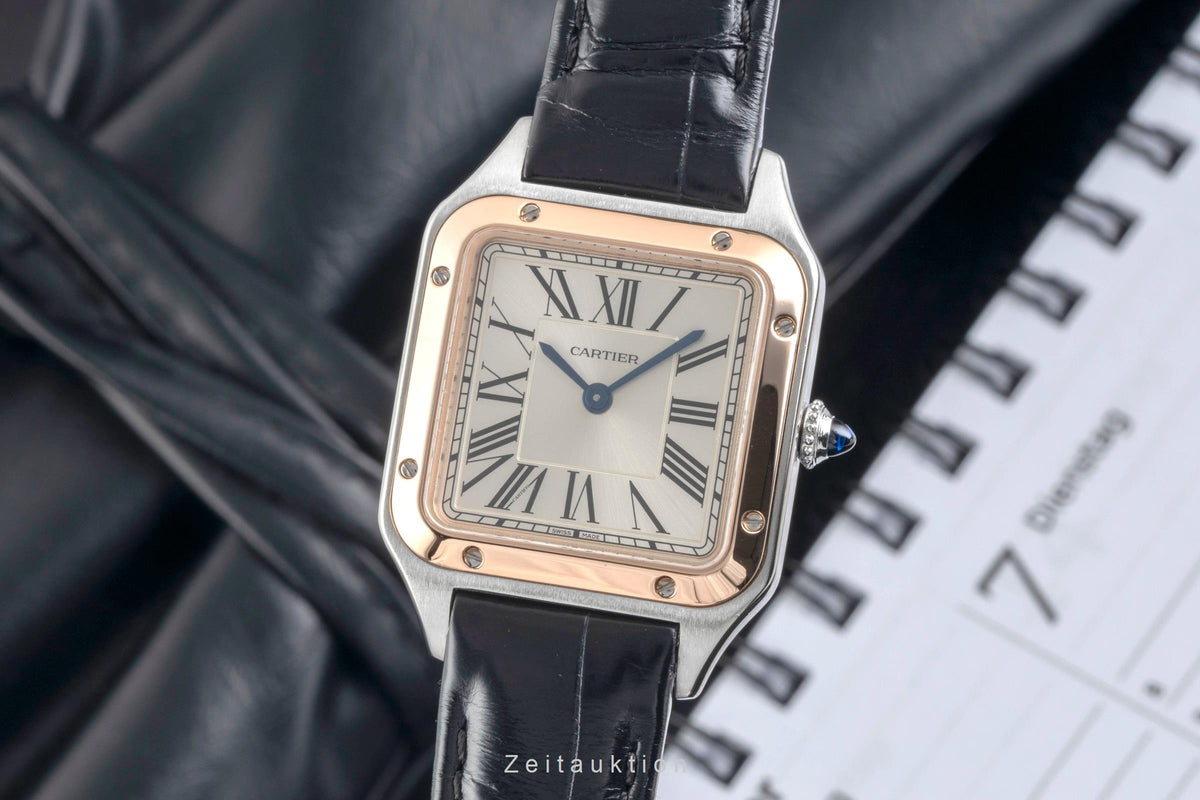 Cartier Santos Dumont steel / gold quartz women's watch W2SA0012 LP: 6700EUR  [2606212]